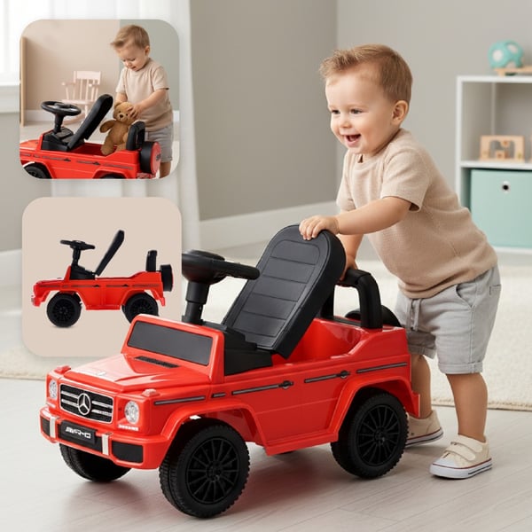 Gåbil för barn Mercedes Benz G 350d Röd