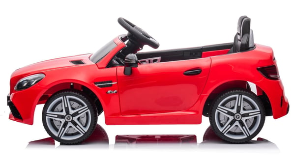 Mercedes Benz SLC300 Yksi sähköauto lapsille, punainen Sun Baby
