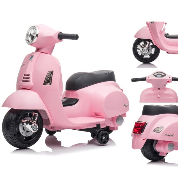Sähköskootteri lapsille Sähkömoottoripyörä Vespa 35W, vaaleanpunainen Sun Baby