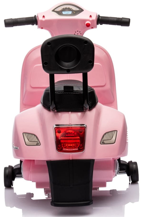 Sähköskootteri lapsille Sähkömoottoripyörä Vespa 35W selkänojalla, vaaleanpunainen Sun Baby