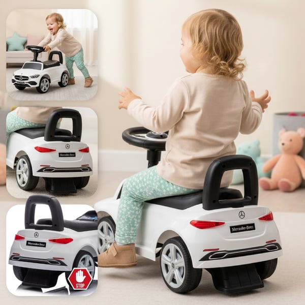 Sun Baby Ride-On Walker Mercedes C-Class – Hvid