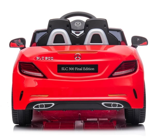 Mercedes Benz SLC300 Yksi sähköauto lapsille, punainen Sun Baby