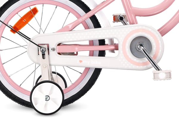 16 tuuman tyttöjen pyörä HEART BIKE - pinkki