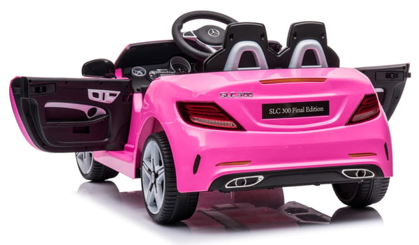 Batteridriven Bil Mercedes Benz SLC300 Cabrio Åkbil med Fjärrkontroll Rosa