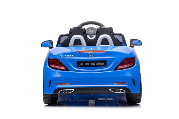 Mercedes Benz SLC300 Yksi sähköauto lapsille, sininen Sun Baby