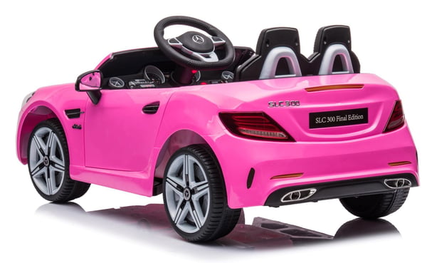 Batteridriven Bil Mercedes Benz SLC300 Cabrio Åkbil med Fjärrkontroll Rosa