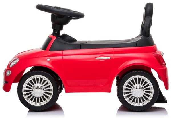 Työntövaunu lapsille lasten auto Fiat 500 punainen Sun Baby