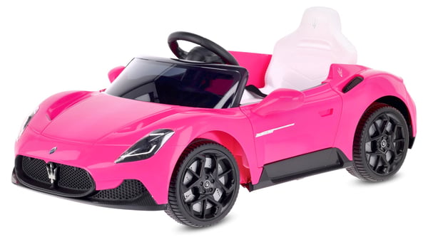 Sun Baby akkuauto lapsille Maserati GT Cabrio 12V, kauko-ohjain, LED, MP3/USB/Bluetooth, vaaleanpunainen