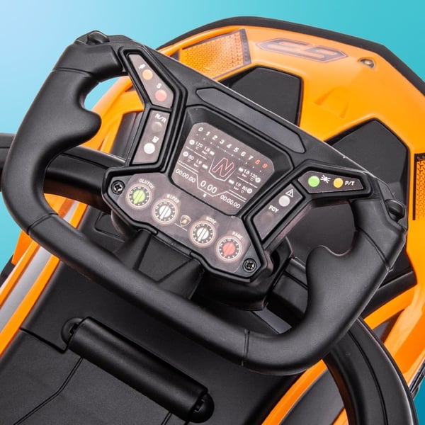Sun Baby gåbil med push-handle Lamborghini Essenza SCV12, orange, 12m+, upp till 25 kg