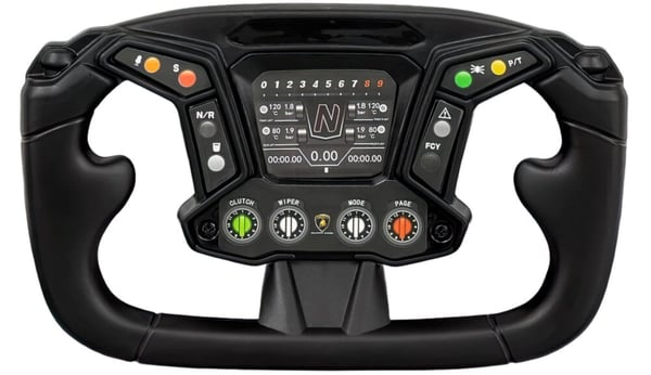 Sun Baby gåbil med push-handle Lamborghini Essenza SCV12, vit, 12m+, upp till 25 kg