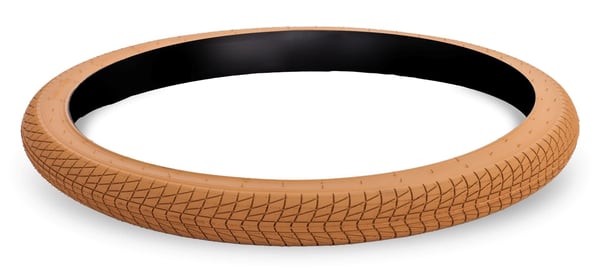 Cykeldäck 24 tum 24x2,125 54-507 mörk beige