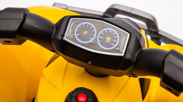 Lasten sähkömönkijä Quad Honda TRX , keltainen Sun Baby