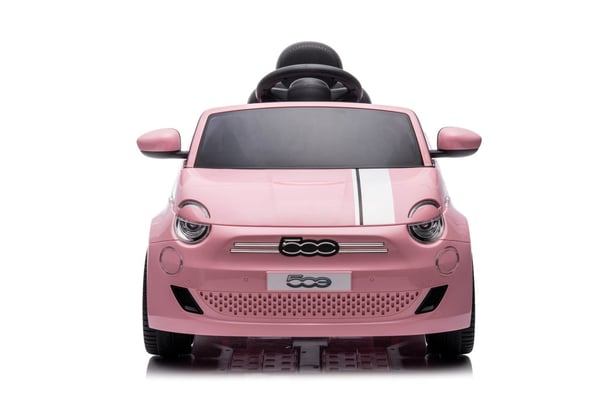 Fiat 500 Yksi sähköauto lapsille vaaleanpunainen Sun Baby