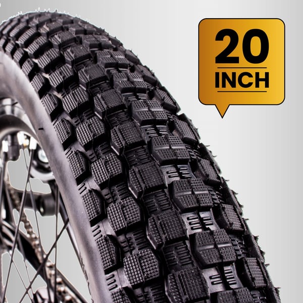Lasten polkupyörä 20 tuumaa, poikien pyörä, 6 vaihdetta, Shimano, Verdant Juniper jousitus, musta ja kultainen