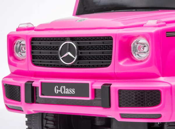 Työntövaunu lapsille lasten auto Mercedes Benz G vaaleanpunainen Sun Baby