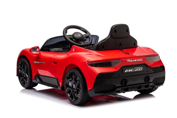 Maserati GT Cabrio Yksi sähköauto lapsille pilotti MP3 LED punainen Sun Baby
