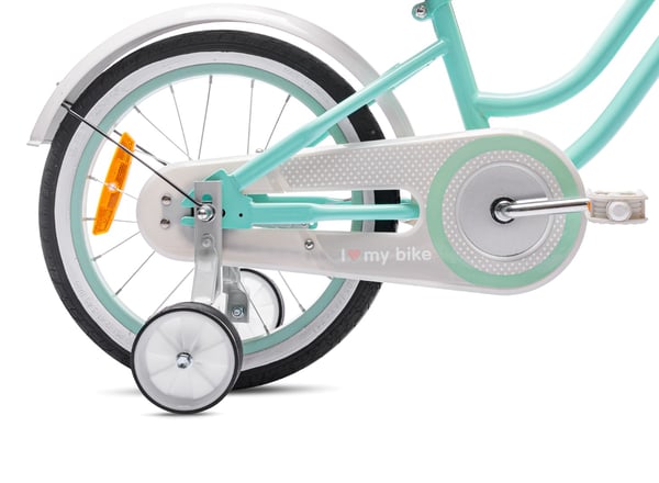 16 tuuman tyttöjen pyörä HEART BIKE - minttu