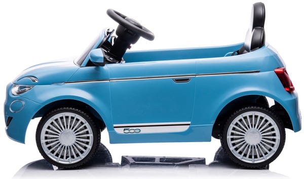 Fiat 500 Yksi sähköauto lapsille sininen Sun Baby