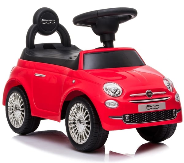 Työntövaunu lapsille lasten auto Fiat 500 punainen Sun Baby