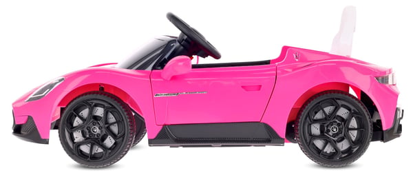 Sun Baby batteridriven bil för barn Maserati GT Cabrio 12V, fjärrkontroll, LED, MP3/USB/Bluetooth, rosa
