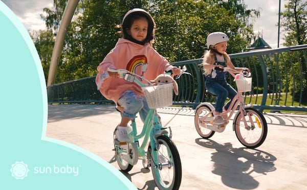 16 tuuman tyttöjen pyörä HEART BIKE - minttu