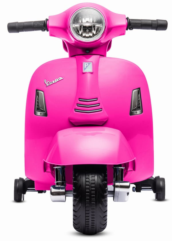 Sähköskootteri lapsille Sähkömoottoripyörä Vespa 35W selkänojalla, fuksia Sun Baby
