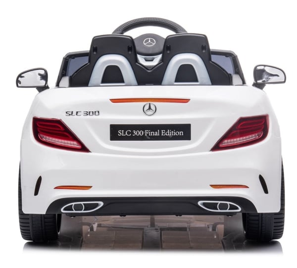 Mercedes Benz SLC300 Yksi sähköauto lapsille, valkoinen Sun Baby