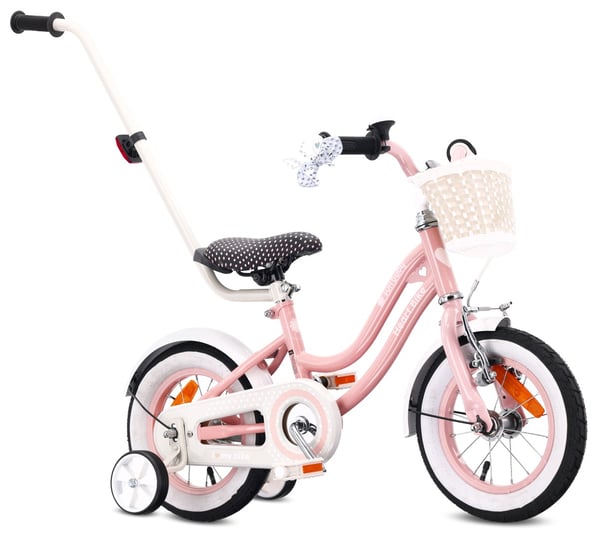12 tuuman tyttöjen pyörä HEART BIKE - pinkki
