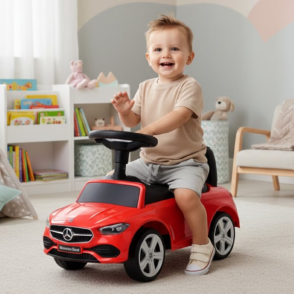 Sun Baby Gåbil Mercedes C-Klasse – Rød