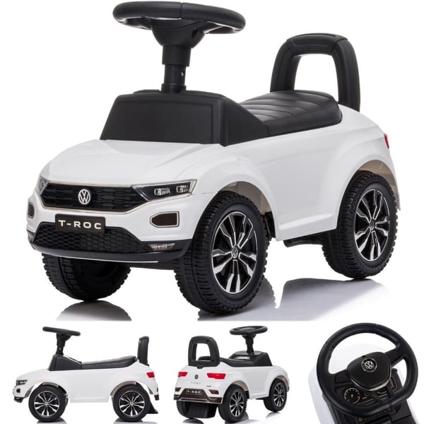 Volkswagen T-Roc Työntöauto Työntökahvalla – Valkoinen