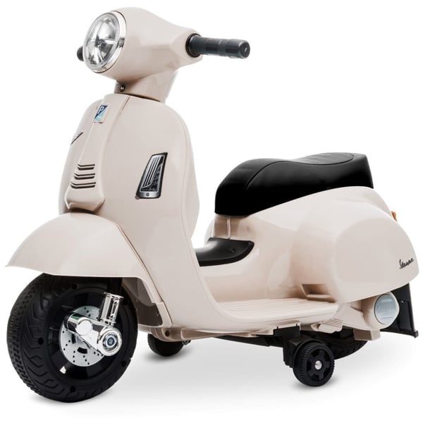 Sähköskootteri lapsille Sähkömoottoripyörä Vespa 35W, ecru Sun Baby