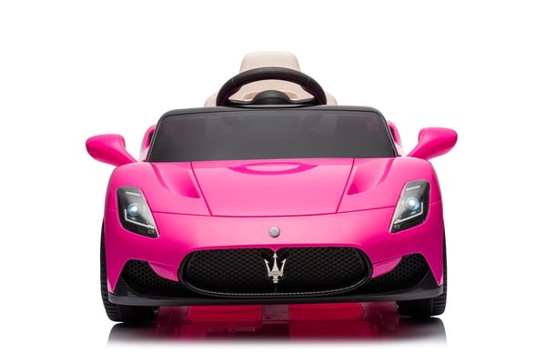 Maserati GT Cabrio Yksi sähköauto lapsille pilotti MP3 LED vaaleanpunainen Sun Baby
