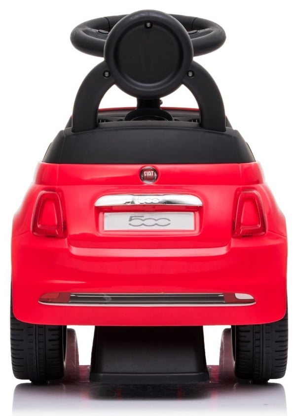Työntövaunu lapsille lasten auto Fiat 500 punainen Sun Baby