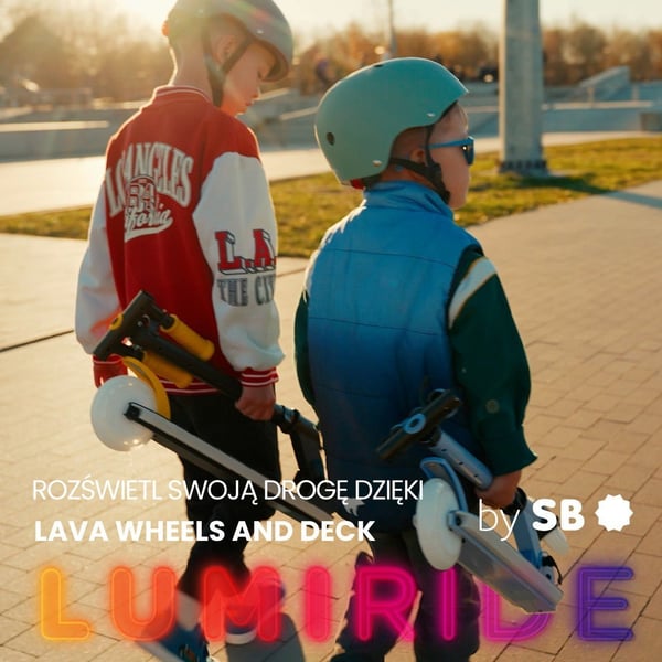 Sun Baby Lumiride kaksipyöräinen lasten potkulauta LED 7 väriä/20 tilaa, taitettava, säädettävä 73-85 cm, musta