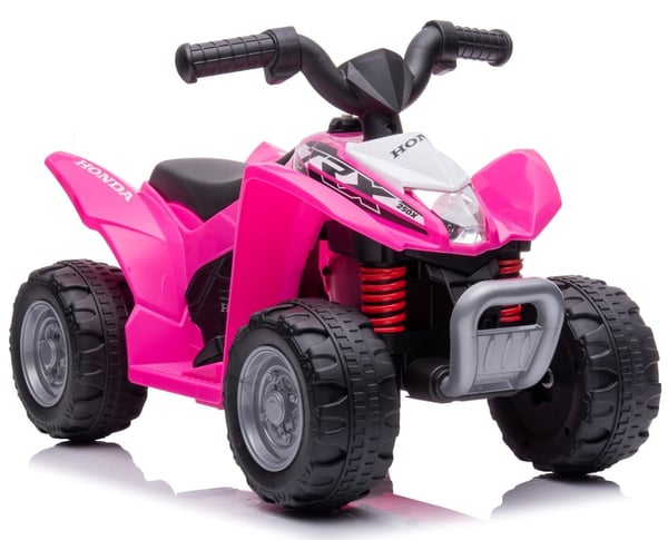 Lasten sähkömönkijä Quad Honda TRX , vaaleanpunainen Sun Baby