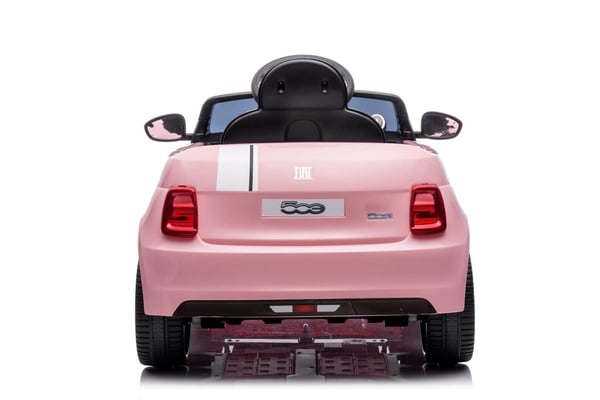 Fiat 500 Yksi sähköauto lapsille vaaleanpunainen Sun Baby