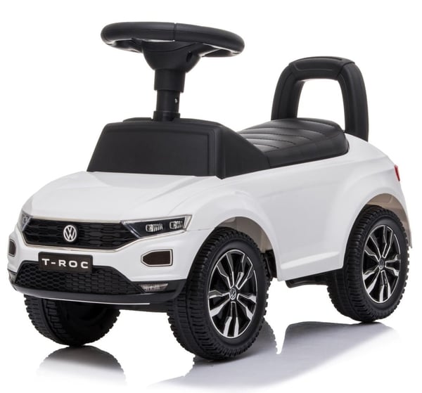 Volkswagen T-Roc Työntöauto Työntökahvalla – Valkoinen
