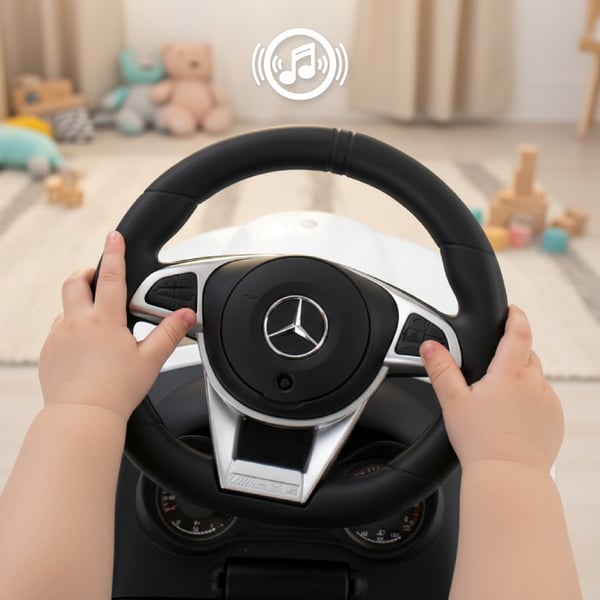 Sun Baby Ride-On Walker Mercedes C-Class – Hvid
