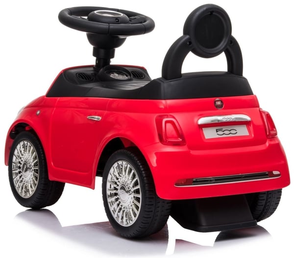Työntövaunu lapsille lasten auto Fiat 500 punainen Sun Baby