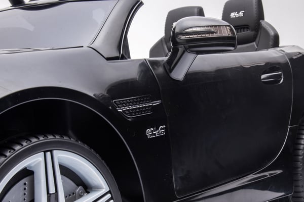 Mercedes Benz SLC300 Yksi sähköauto lapsille, musta Sun Baby