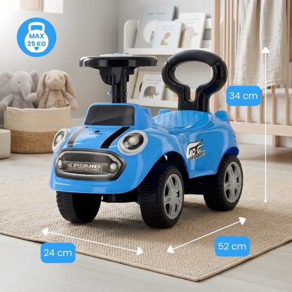 Gåbil Push Walker GO GO Fashion Blå