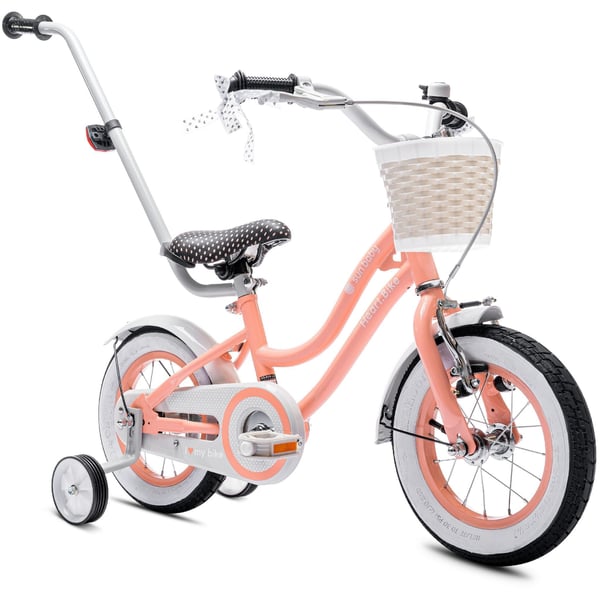 16 tuuman tyttöjen pyörä HEART BIKE - aprikoosi