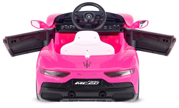 Sun Baby batteridriven bil för barn Maserati GT Cabrio 12V, fjärrkontroll, LED, MP3/USB/Bluetooth, rosa