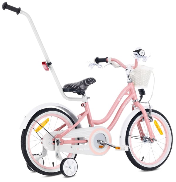 16 tuuman tyttöjen pyörä HEART BIKE - pinkki