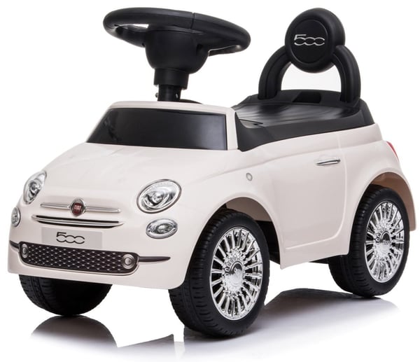 Työntövaunu lapsille lasten auto Fiat 500 valkoinen Sun Baby Työntövaunu lapsille lasten auto Fiat 500 valkoinen Sun Baby