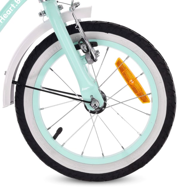 14 tuuman tyttöjen pyörä HEART BIKE - minttu