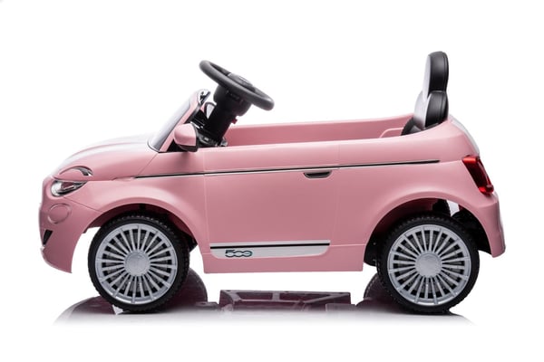 Fiat 500 Yksi sähköauto lapsille vaaleanpunainen Sun Baby
