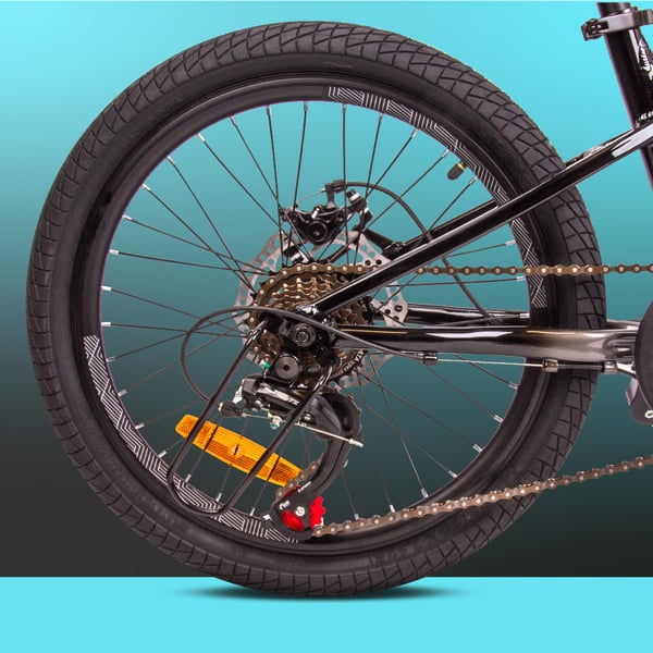 20 tuuman pojan kevyt MTB-pyörä Shimano 6 vaihteella VERDANT Alder