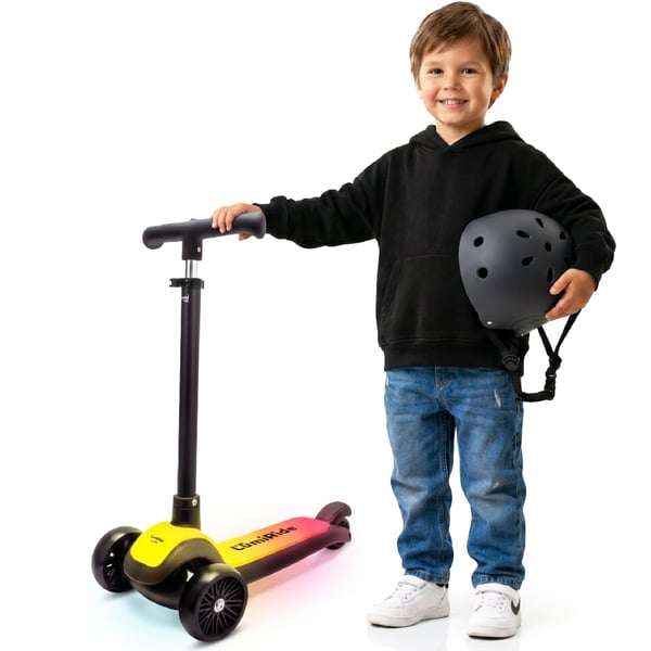 Lasten skootteri LED 7 väriä 20 ohjelmaa musta Sun Baby