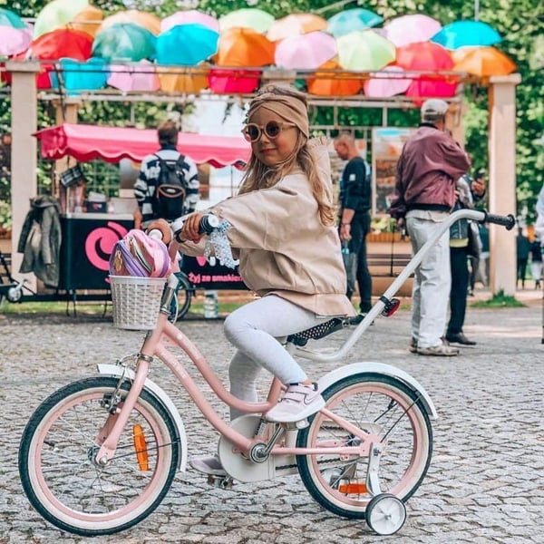 16 tuuman tyttöjen pyörä HEART BIKE - minttu